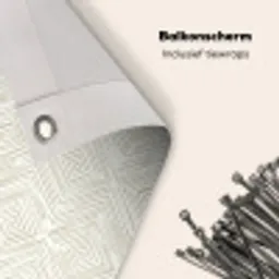 Abstract - Ruiten - Beige Balkonbeschermer Duitsland klein 596 -closeup_NL