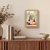 Wijnflessen - Takken - Sinaasappels Light Box met kabel (Tafellamp) klein -sfeer2