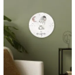 Quotes - Kinderen - Be unique - Jongens - Meisjes - Waterverf Wandcirkel kunststof plaat 5mm dik klein -sfeer3