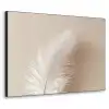 Veer - Minimalistisch - Roze Textielframe zwart klein -3d