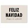 Kerst - Quotes - Feliz navidad - Kerstmis - Feestdagen Placemat vinyl groot -zzsfeer1_Kitchenyeah-website