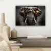 Olifant - Watercolor - Wilde dieren - Luxe canvas 2cm klein -sfeer6