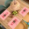 Star girl - Roze - Panter - Ster Placemat vinyl groot -zzsfeer5_Kitchenyeah-website