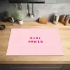 Girl power - Roze - Hartje Inductie beschermer vinyl 3mm klein -sfeer5