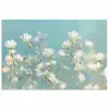 Stengels - Bloemen - Lucht - Wit poster papier klein -3d