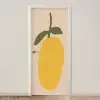 Fruit - Abstracte kunst - Modern deurposter klein -3d_beige