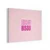 Bisou - Roze - Minimalistisch PET vilt klein -3d