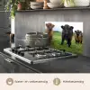 Schotse hooglander - Koeien - Natuur - Groen - Gras keuken achterwand spatscherm klein -usp_NL