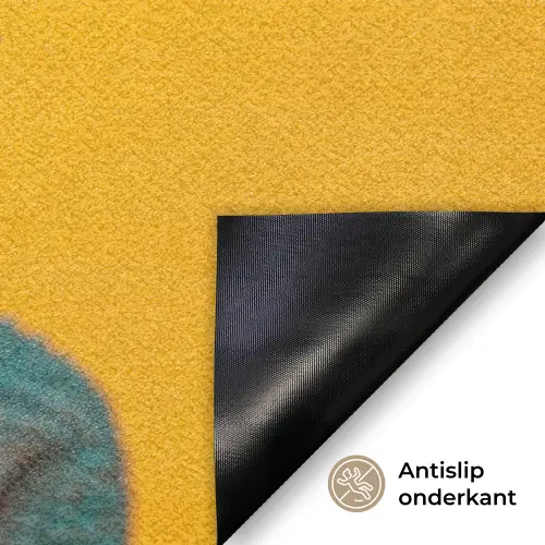 Kameleon - Kauwgom - Kleurrijk Deurmat klein -antislip_NL