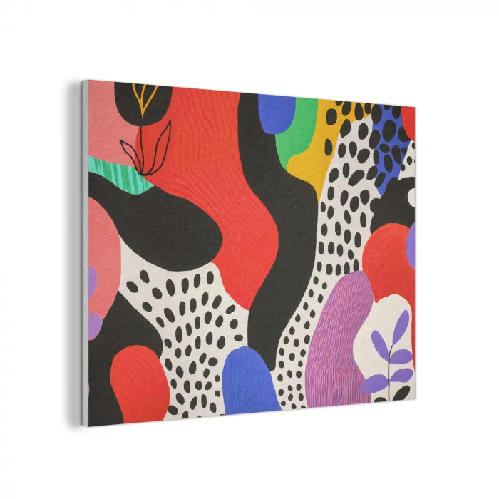 Abstract - Vormen - Kleuren - Stippen PET vilt klein -3d