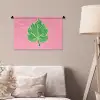 Blad - Groen - Illustratie - Minimalistisch Wandkleed katoen klein -sfeer4