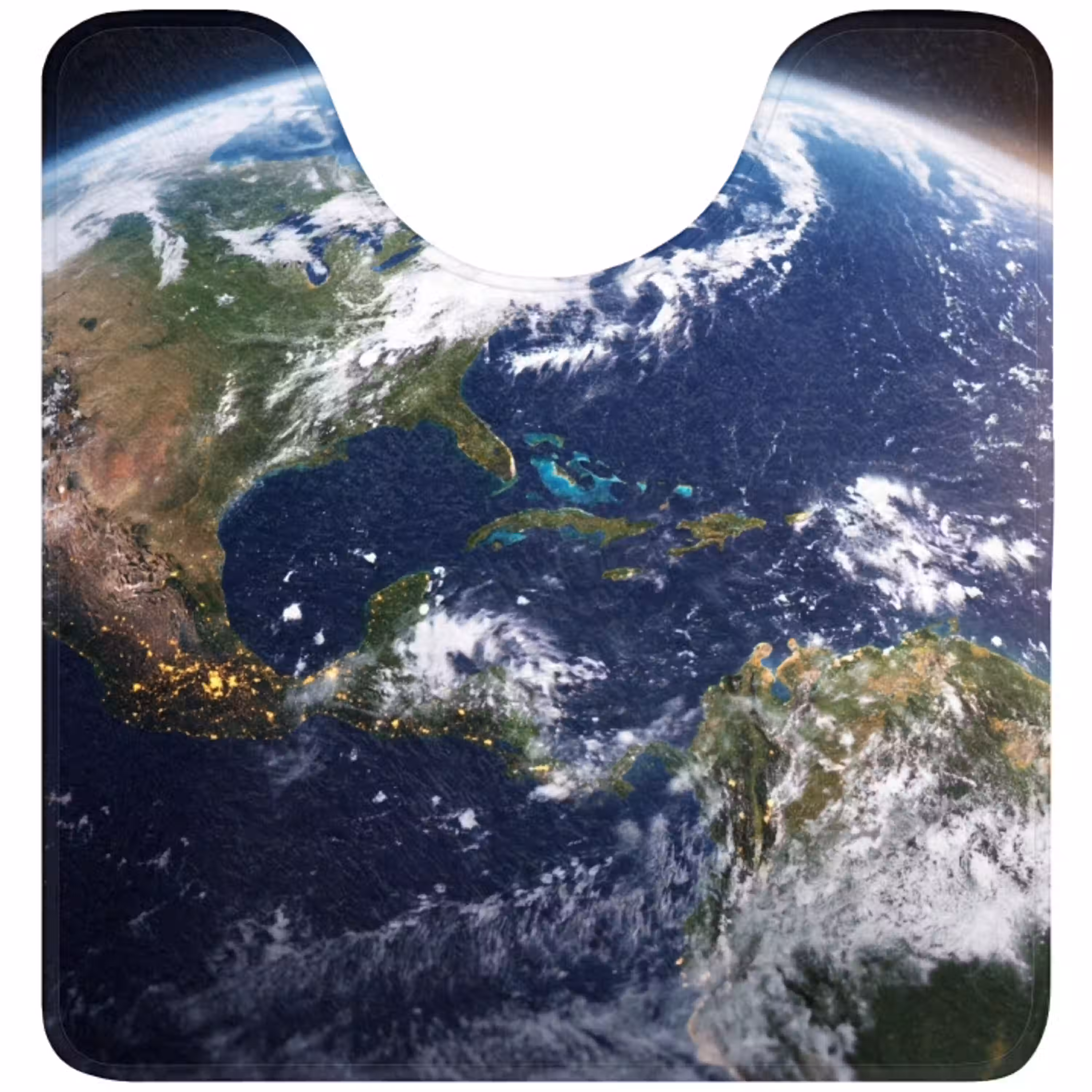 Planeet - Ruimte - Kosmos WCmat U-uitsnede middel -3d