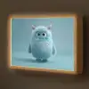 Monster - Blauw Light Box met batterij (Wandlamp kind) middel -z3d_website