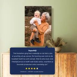 Foto op canvas klanten review