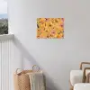 Bloemen - Geschilderd - Geel tuinposter los doek klein -sfeer8