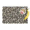 Abstract - Lijnen - Zwart Placemat vinyl groot 368 -zzzproduct_Kitchenyeah-website