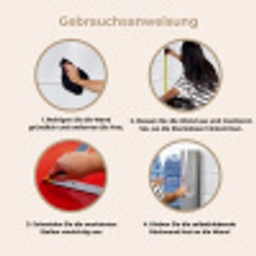 Aquarel - Grachtenpanden - Delfts - Blauw keuken achterwand 2 middel -gebruiksaanwijzing_DE