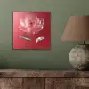 Sierlijk - Bloem - Roze - Glazen aluminium wit klein -sfeer2