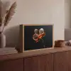 Orchidee - Doorzichtig - Bloem Light Box met batterij (Wandlamp) middel -sfeer2