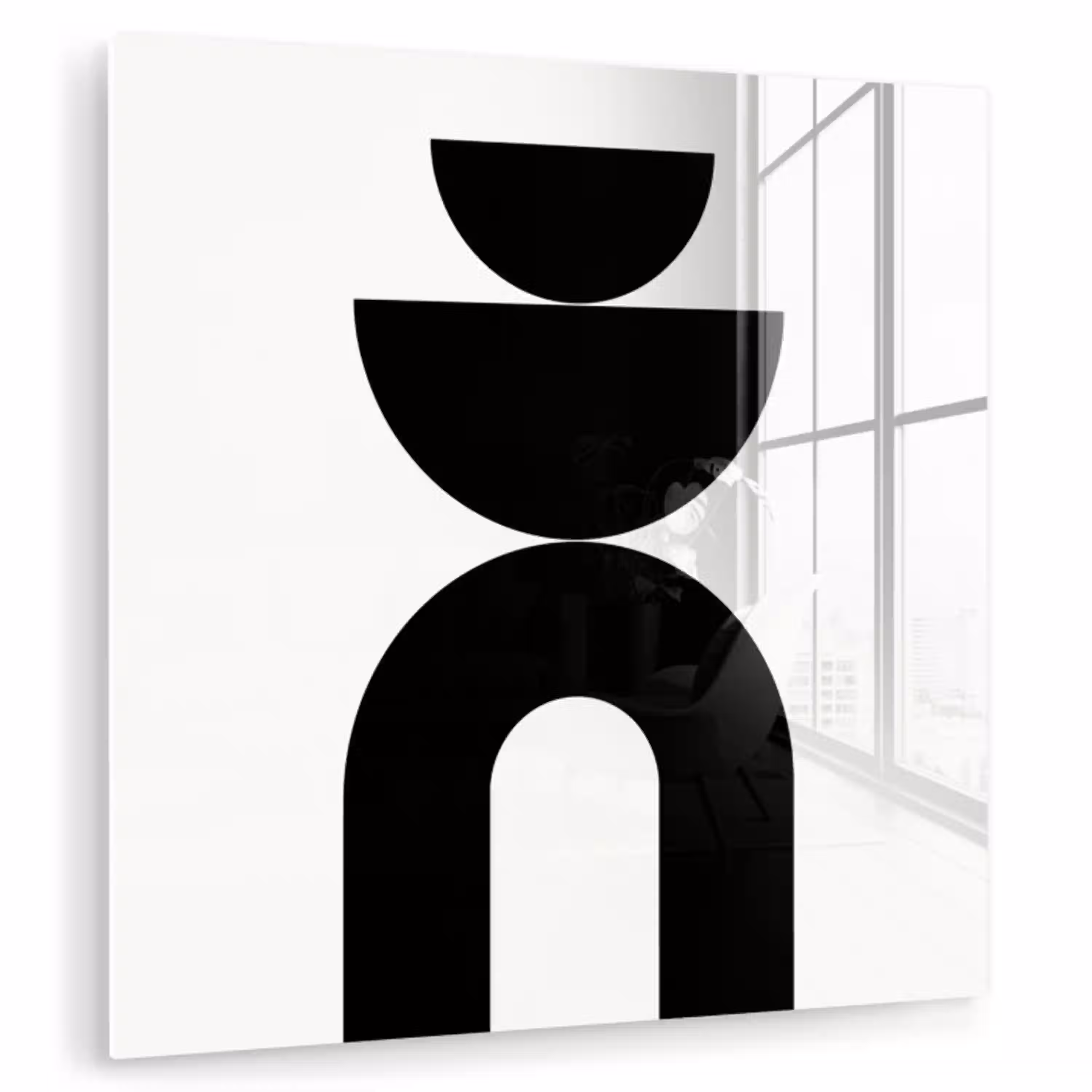 Minimalistisch - Kunst - Wit plexiglas 5mm klein -zzzproduct_nieuw