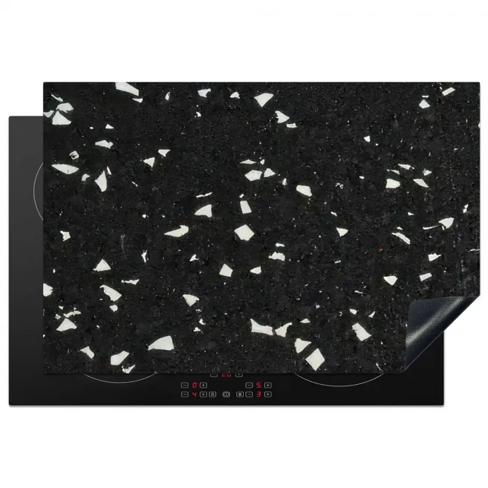 Abstract Mozaïek van Terrazzo Inductie beschermer vinyl 3mm klein -3d