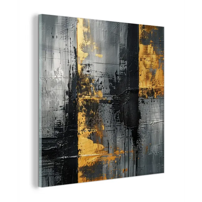 Modern - Goud - Grijs - Patroon plexiglas 5mm klein -z3d