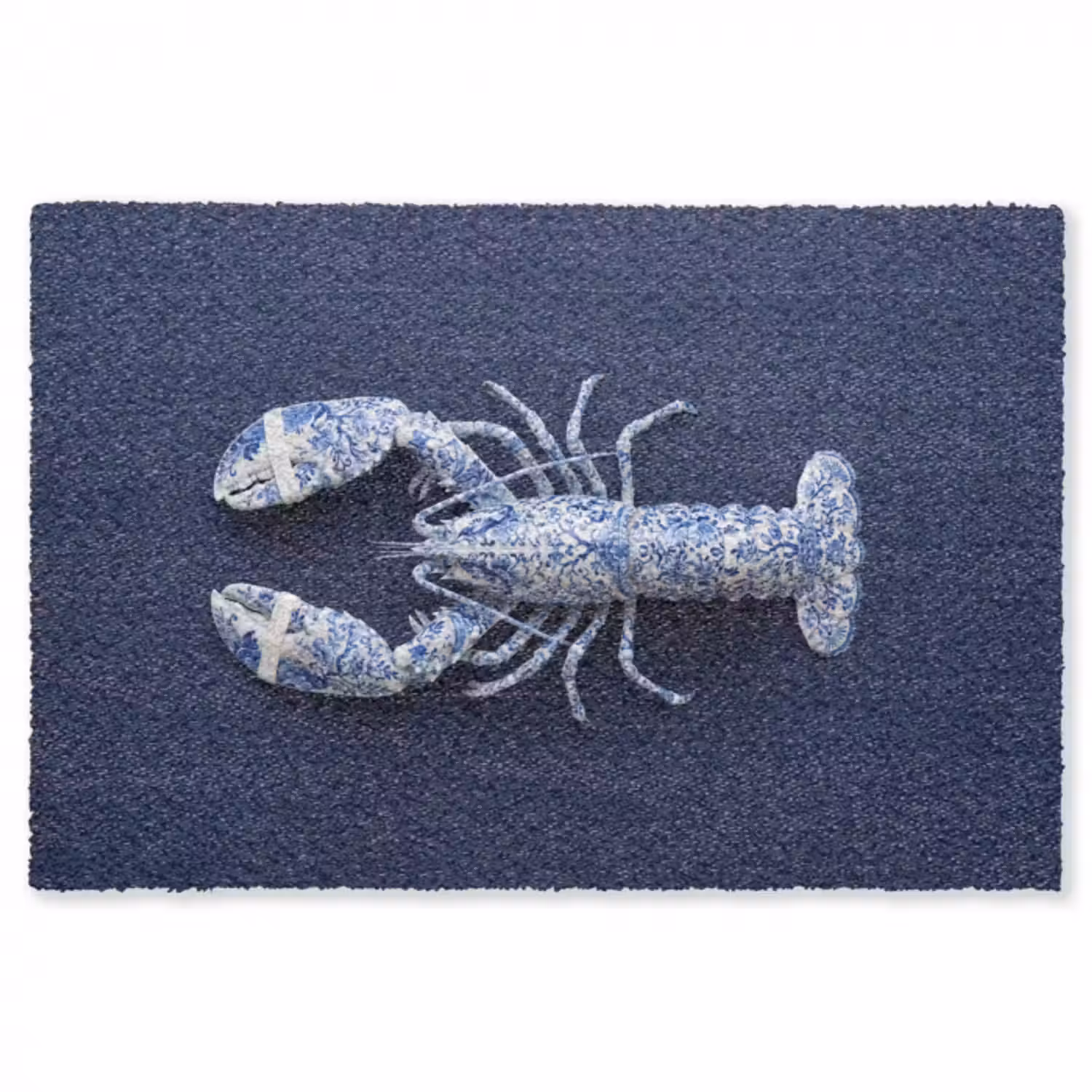 Teppich - Hummer - Porzellan - Delfter Blau