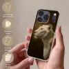 Leeuwin - Bloemen - Wit - Goud Telefoonhoesje iPhone 17 Pro klein -sfeer3_NL