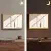 Vaas - Takken - Bessen - Minimalistisch Light Box met batterij (Wandlamp) middel -sfeer3