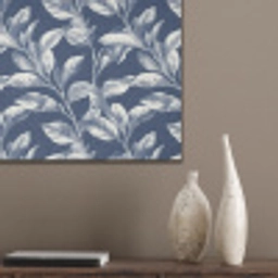 Botanisch - Patroon - Blauw PET vilt klein 837 -sfeer6_closeup
