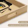 Geometrisch - Felle kleuren - Kubistische stijl Dienblad Rechthoek middel -USP_HandgreepNL