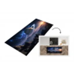 Fantasy - Kosmos - Landschap Keukenloper - keukenmat middel -3d