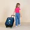 Dier - Ruimte - Planeet - Raket Kinderkoffer - Zwart klein -sfeer1