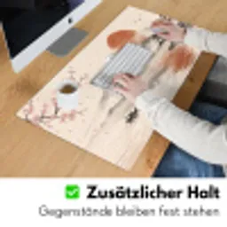 Bergtop - Meer - Bloesem Muismat XXL klein -ysfeer3_duits