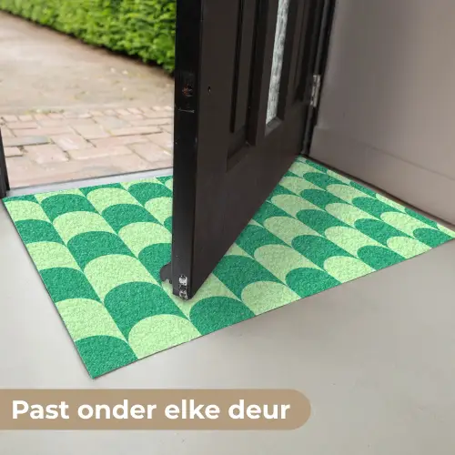 Bogen - Groen - Gestapeld Deurmat klein 898 -USP_NL
