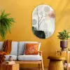 Wabi sabi - Beige - Plant Wandcirkel Ovaal Glas middel -sfeer4