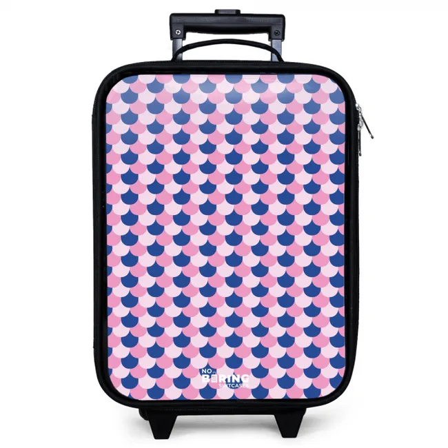 Schubben - Patroon - Blauw - Roze Kinderkoffer - Zwart klein -zzz_website3d
