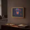 Kleurrijk - Aap - Abstract Light Box met batterij (Wandlamp) middel -sfeer1