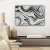 Marmer - Patronen - Grijs - Marmerlook - Zwart canvas 2cm klein -sfeer6
