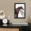 Paard - Modern - Balans fotolijst zwart zonder passe partout klein -sfeer1