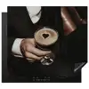 Hartje - Cocktail - Espresso Martini - Hand Inductie beschermer vinyl 3mm middel -3d