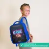 Game - Letters - Neon Kinderrugzak - Blauw middel -sfeer3_NL