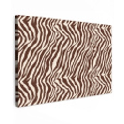 Zebra - Patroon - Zwart - Wit Tuinposter op houten frame 2 cm dik klein 845 -3d