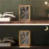 Pampasgras - Pluim - Zwart - Beige Light Box met kabel (Tafellamp) klein -sfeer3
