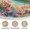 Rivier - Vallei vol bloemen - Levendig Akoestische PET Vilt - Rond klein -closeup_NL