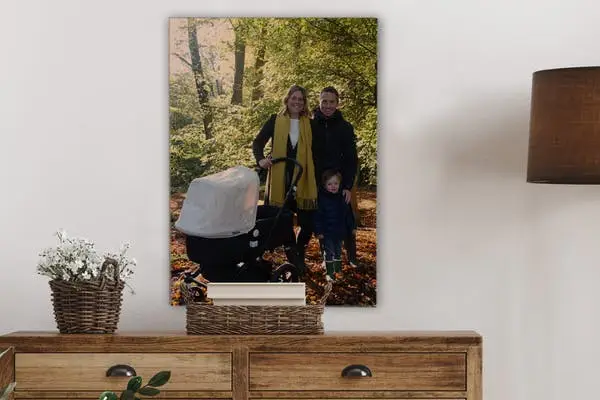 Eigen foto als muurdecoratie hout