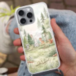 Bos - Dieren - Groen Hoesje iPhone 16 Pro Max met koord klein -sfeer3