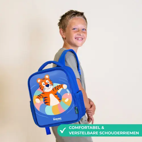 Tijger - Zwemband - Water Kinderrugzak - Blauw middel -sfeer3_NL