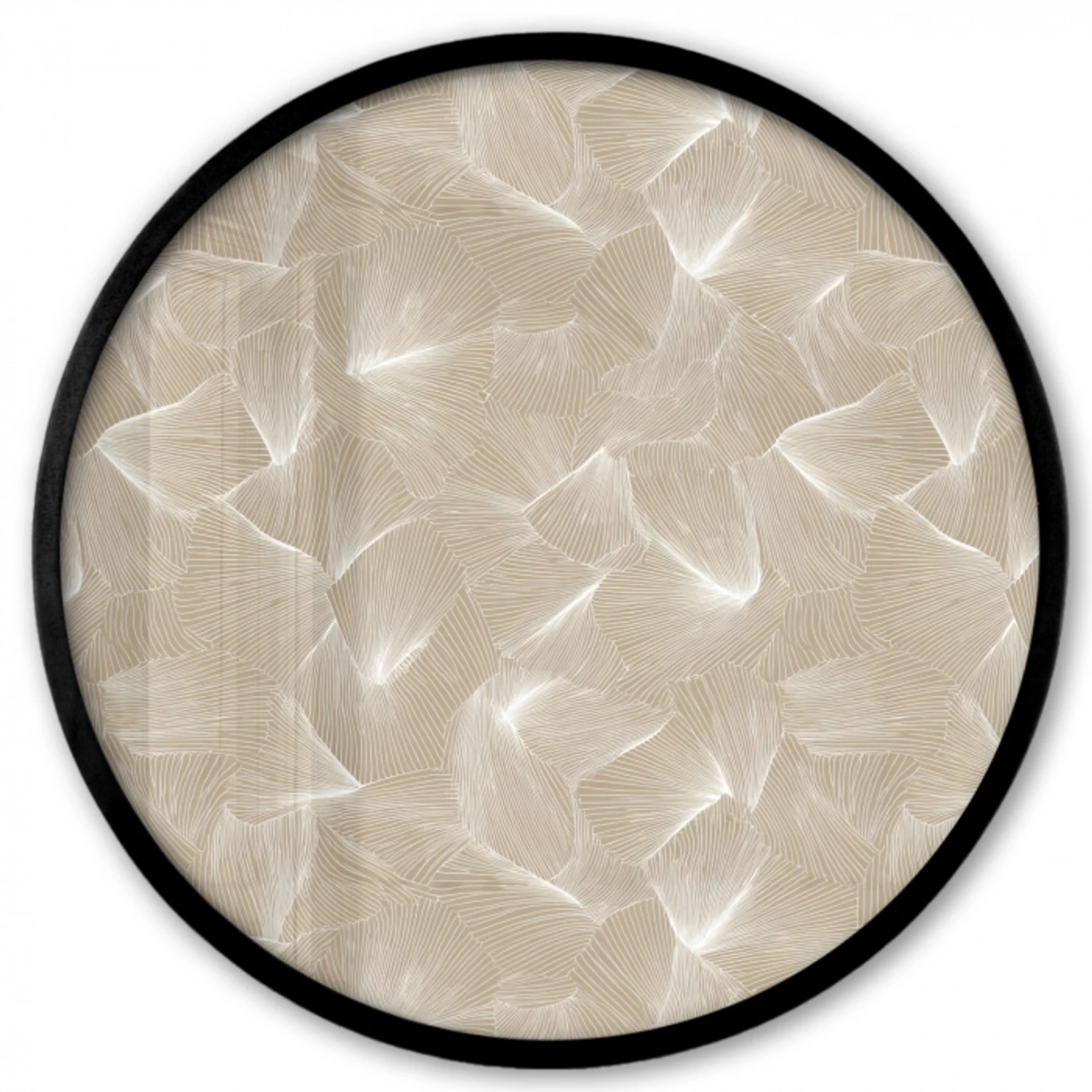 Organisch - Textuur - Beige Fotolijst rond zonder passe partout klein 856 -3d