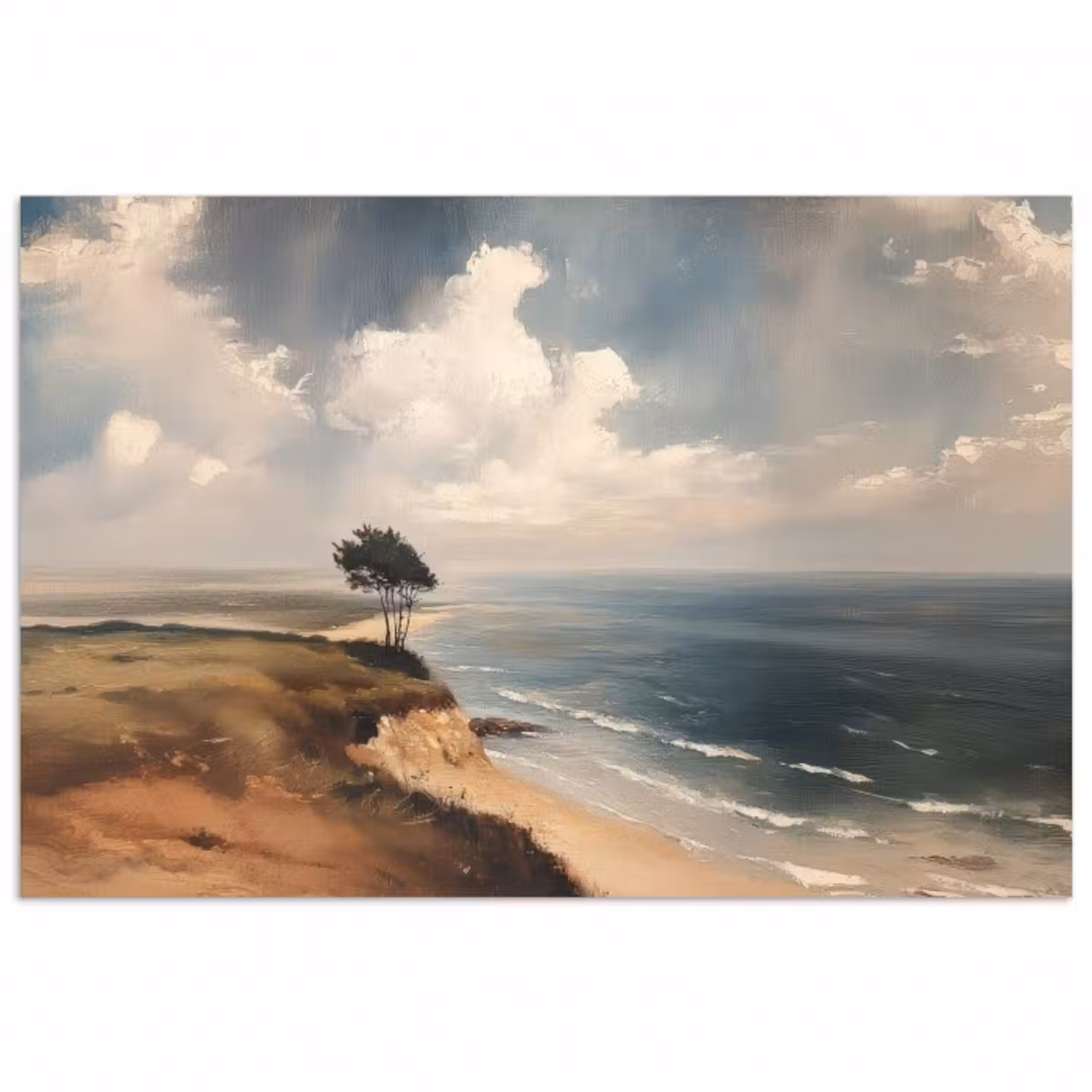 Poster - Klippe - Meer - Baum